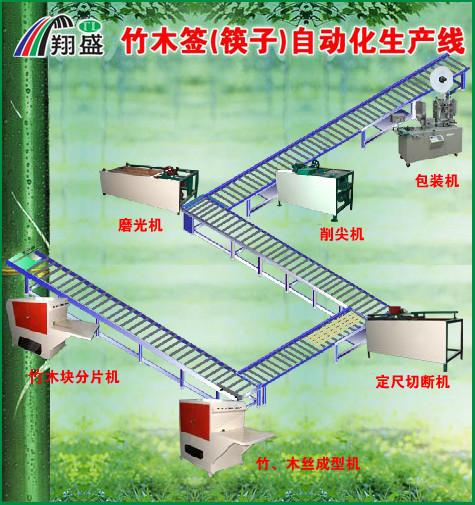 竹圆筷机，木圆筷机图片