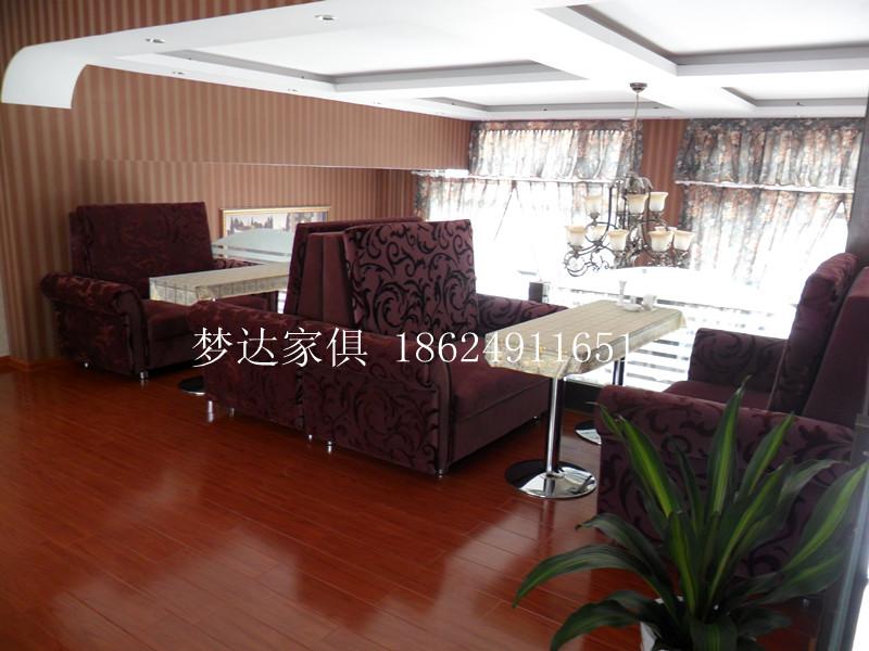 供應(yīng)用于布藝的鄭州 咖啡廳西餐廳沙發(fā)桌椅組合實(shí)木奶茶店甜品店茶餐廳休閑卡座