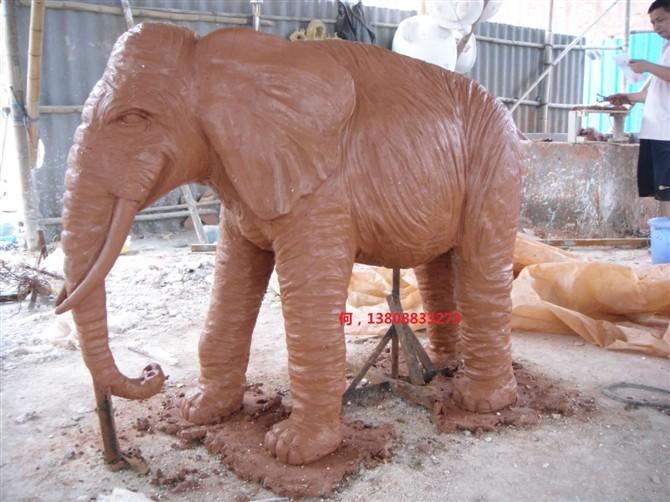 供應(yīng)玻璃鋼大象雕塑