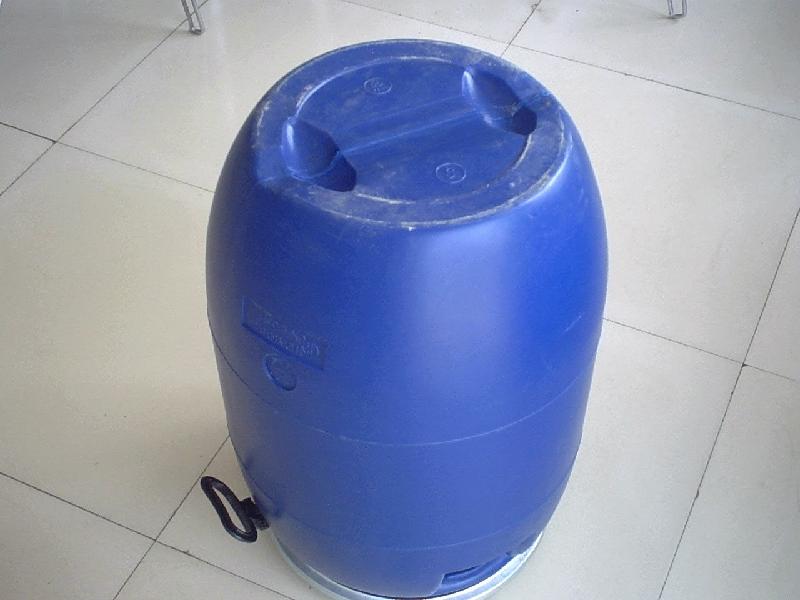 60升塑料桶60公斤化工藍桶60升抱箍塑料桶