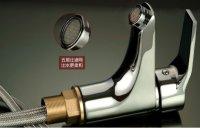 小蠻腰單孔雙聯(lián)冷熱水臉盆龍頭 小蠻腰單孔水龍頭廠家