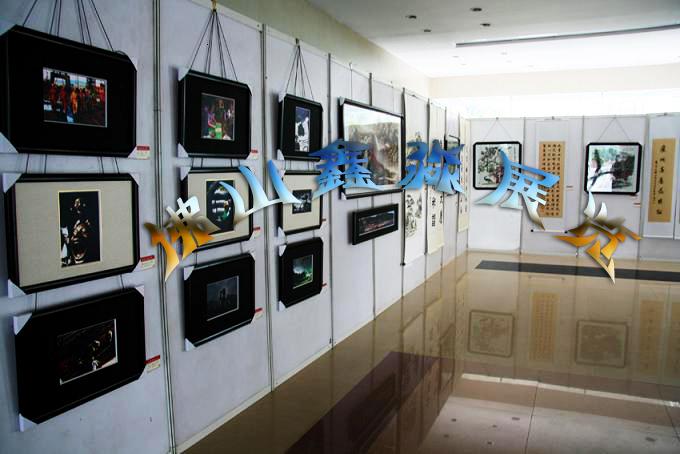 供應八棱柱展板，八棱柱標準展板 鋁型材書畫展板屏風