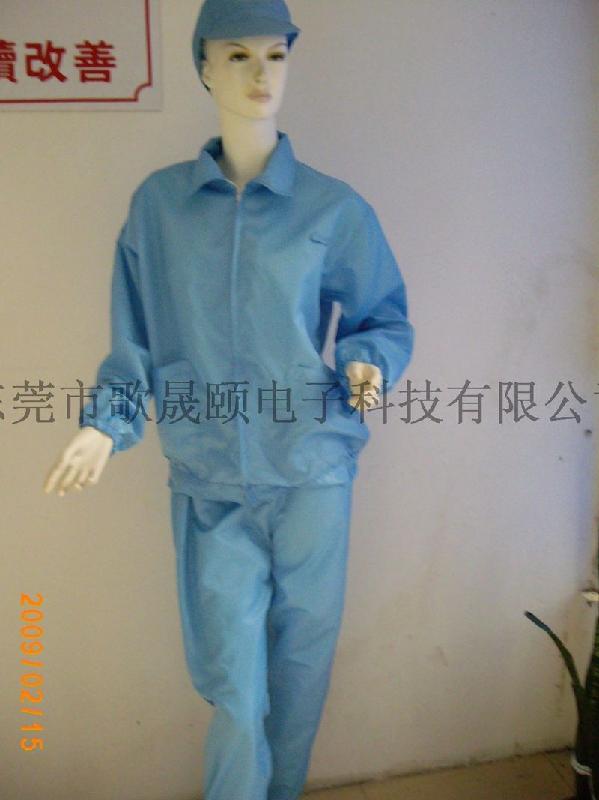 供應(yīng)東莞防靜電分體服/防靜電連體服 無(wú)塵服袋子 口罩