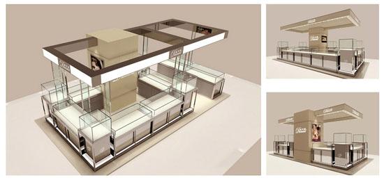 雅閣珠寶店面效果圖/珠寶店面設(shè)計(jì)圖片