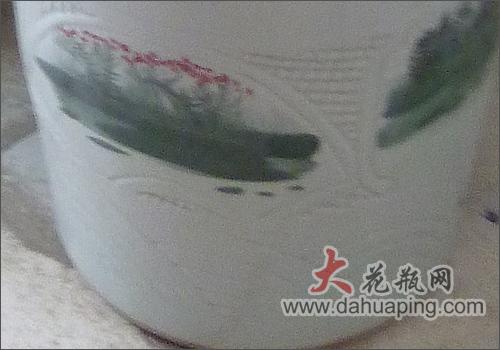 供應(yīng)1米8墨彩山水大花瓶_景德鎮(zhèn)陶瓷花瓶_大廳擺放_(tái)山水畫瓷器