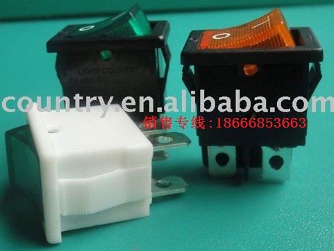 供應雙銀點船型開關