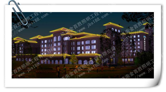 東營(yíng)led樓體亮化工程圖片