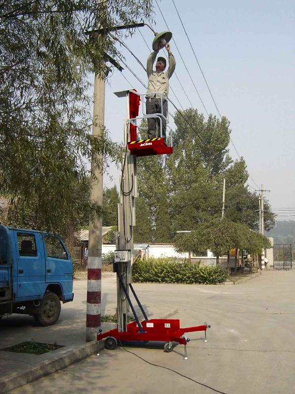 供應12米雙人工作高空作業(yè)平臺