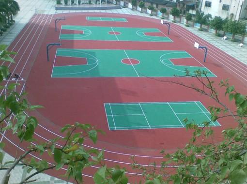 青島混合型跑道圖片