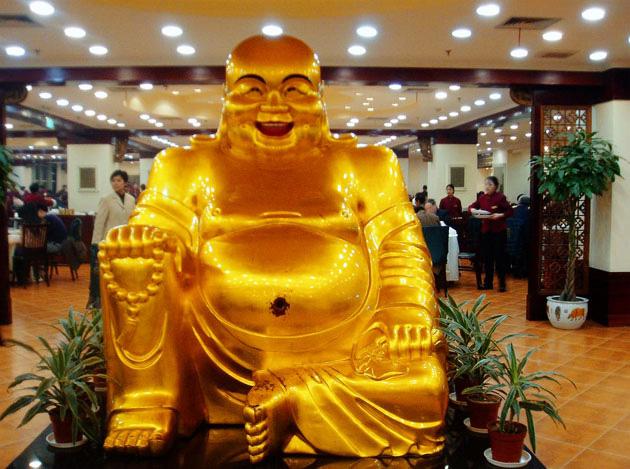 供應(yīng)酒店別墅佛像KTV貼金箔
