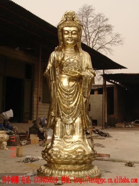 銅雕觀音圖片/銅雕觀音樣板圖 (2)