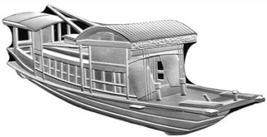 供应建党90周年纪念“红船”银锭50克建党90周年纪念红船银锭