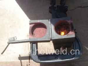 供應(yīng)鍍銅圓鋼放熱焊接模具焊粉連接 D12銅包圓線一字 十字 T字怎么焊接焊接