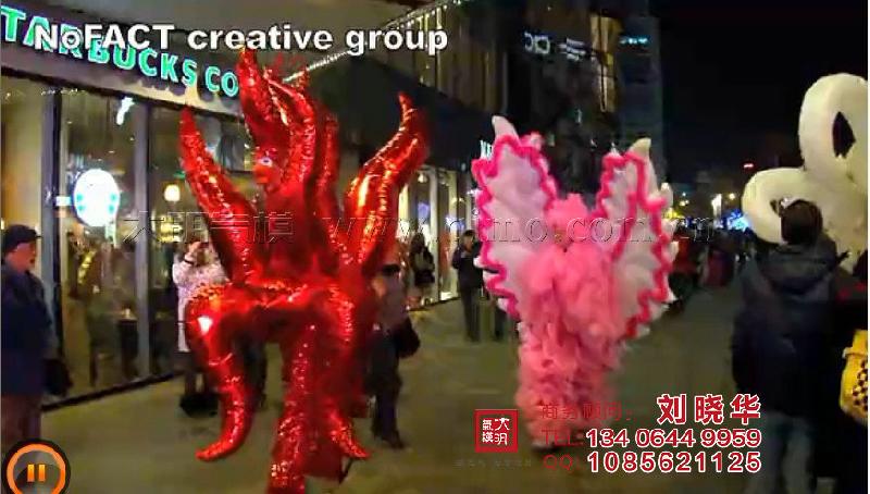 供應(yīng)充氣翅膀演出翅膀酒吧表演道具酒吧裝飾氣模