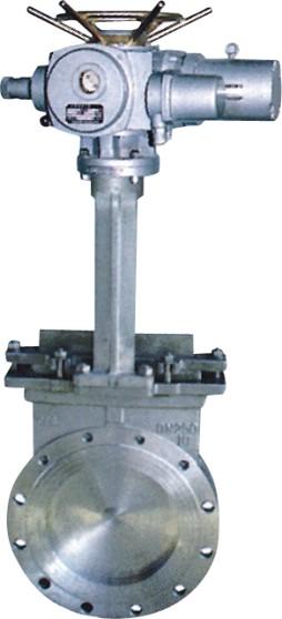 供應(yīng)PZ973H電動刀閘閥，PZ973H電動刀型閘閥，耐磨渣漿閥