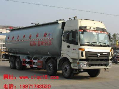 歐曼前四后八粉粒物料運輸車圖片