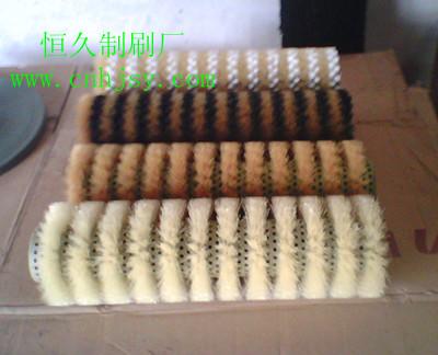 供應(yīng)山東青島海參養(yǎng)殖托盤清洗彩色毛刷 養(yǎng)殖托盤毛刷輥