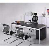 供應(yīng)板式家具推薦G75板式大班臺(tái)，板式家具板式大班臺(tái)廣州佰正廠家推薦