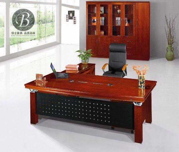 供應(yīng)時(shí)尚總裁大班臺(tái)圖片A77，辦公家具實(shí)木大班臺(tái)，辦公家具圖片