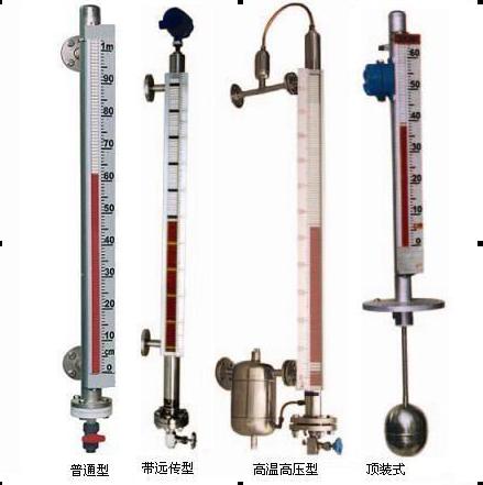 供应四氟磁翻板液位计 不锈钢内籿四氟磁翻板液位计 侧装磁浮球液位计图片