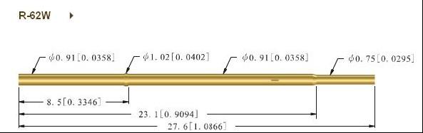 供應(yīng)P-62中國(guó)探針測(cè)試針CCP