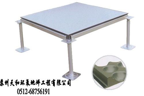 機房防靜電地板施工圖片