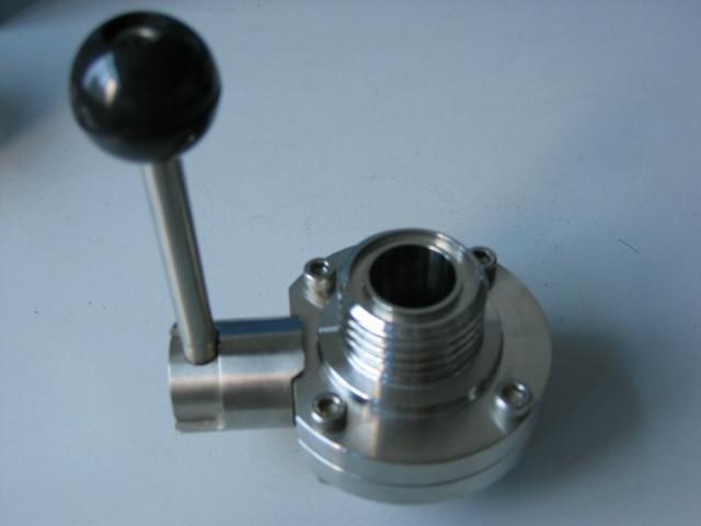 供應(yīng)三片式衛(wèi)生級蝶閥，三片式衛(wèi)生蝶閥生產(chǎn)廠家