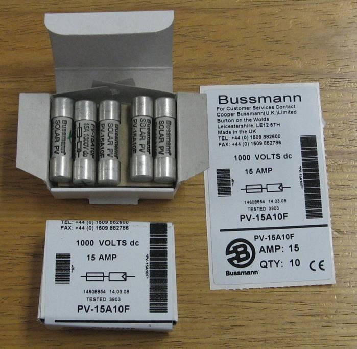 青岛创锐销售光伏用熔芯PV-15A10Fbussmann光伏熔芯图片