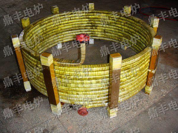 鼎豐電爐配套生產(chǎn)的武漢理工大真空爐感應(yīng)圈