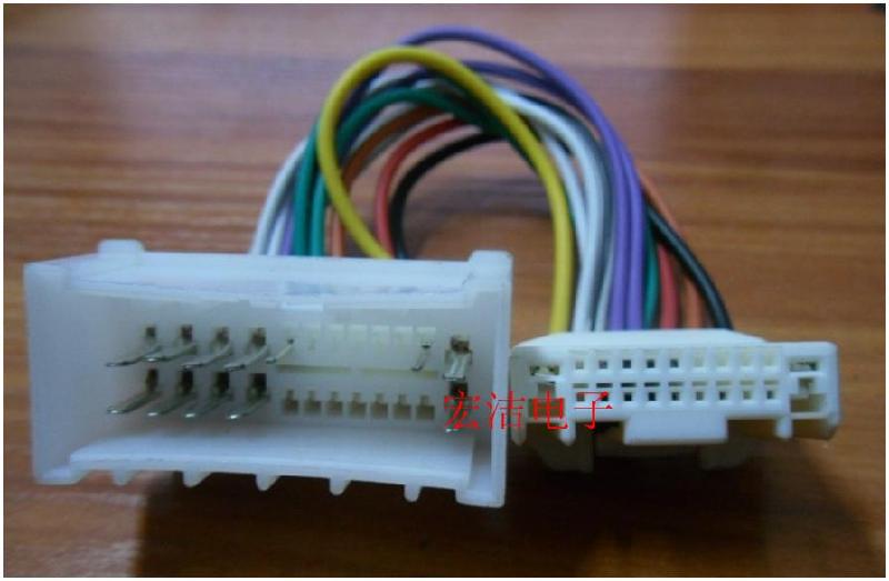 悦动装日产cd改装线转换线车载连接图片