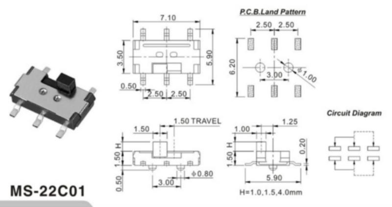 供應(yīng)MS-22C01輕觸開(kāi)關(guān)
