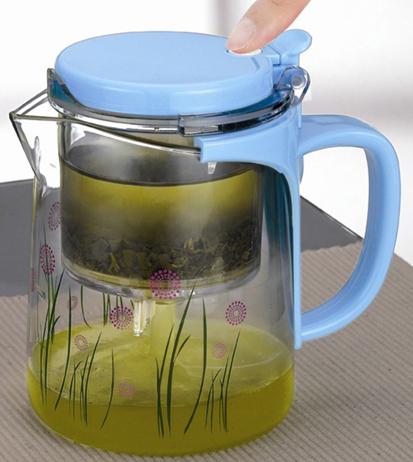 供應(yīng)*一體式泡茶杯高溫玻璃泡茶壺