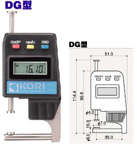 供應(yīng)DA-1型古里KORI厚度測定器 深圳古里進(jìn)口厚度計(jì) 數(shù)顯卡規(guī)