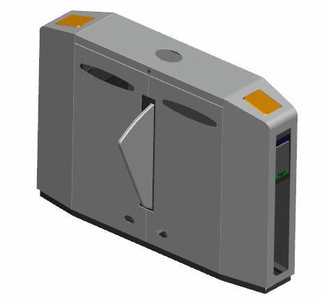 廣西南寧人行通道閘高檔橋式擋閘圖片