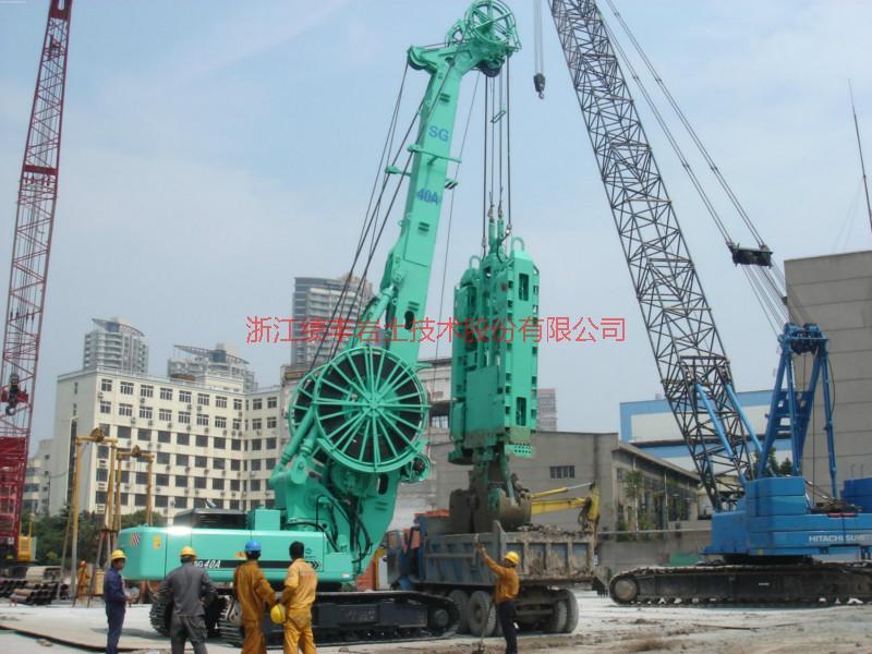 鄭州防滲墻施工圖片/鄭州防滲墻施工樣板圖 (1)