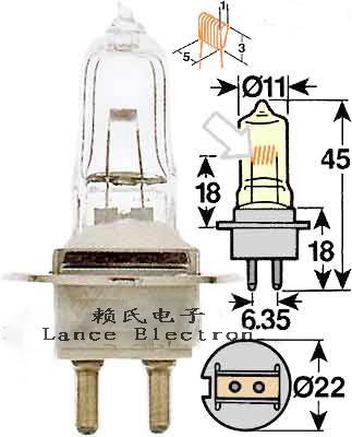 欧司朗卤素灯泡6V20W图片