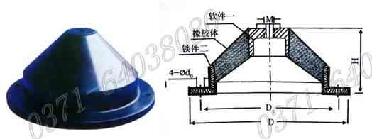 供应健坤JGD型橡胶剪切隔振器，橡胶剪切隔震垫图片