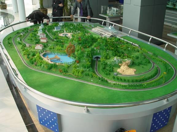 橋梁整體布局模型圖片