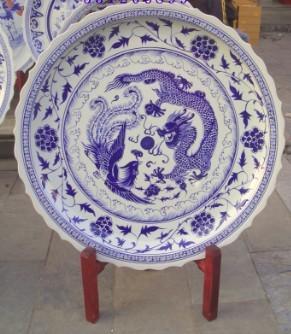 供應定做訂制景德鎮(zhèn)瓷器陶瓷特大件盤子方盤坐盤掛盤獎盤紀念盤觀賞盤