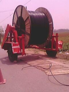 供應(yīng)穿線器放線架立桿機