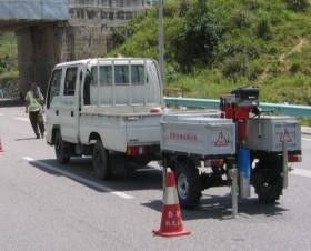 供应道路取芯检测车江西科王产车拖式取芯机，自带水箱工具箱，12马力发图片