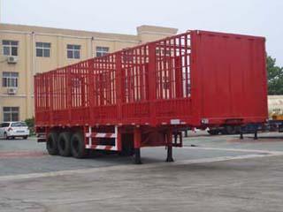 平板高欄半掛車供應(yīng)廠家圖片