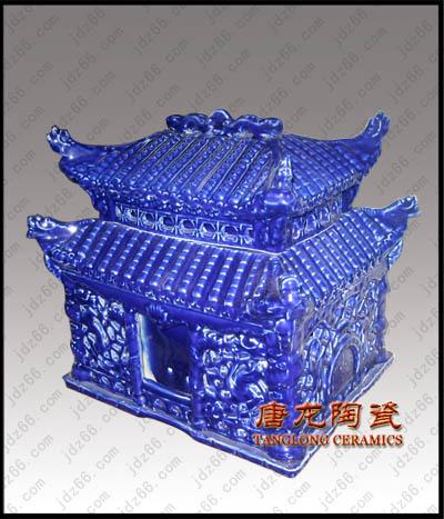 供應(yīng)年終禮品陶瓷骨灰盒粉彩陶瓷骨灰盒