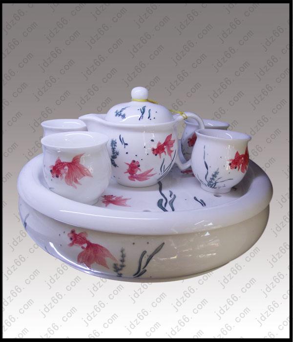 供應(yīng)企業(yè)年終禮品水點(diǎn)桃花陶瓷杯