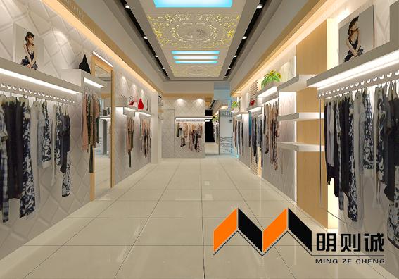南京服裝專賣店展柜制作圖片