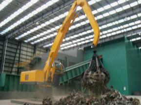 供應碼頭固定式抓料機卸船設備卸煤機