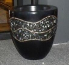 供應(yīng)樹脂貼玻璃水果盤