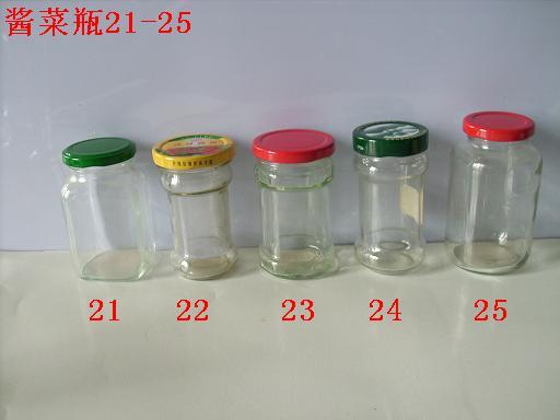 供應(yīng)優(yōu)質(zhì)高白料85-500ml醬菜瓶玻璃瓶