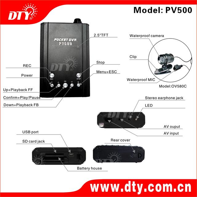 袖珍型SD卡數(shù)字高清錄像機(jī)PV500圖片/袖珍型SD卡數(shù)字高清錄像機(jī)PV500樣板圖 (4)