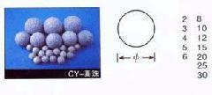 正三角蓝白点陶瓷研磨石抛光石6mm图片